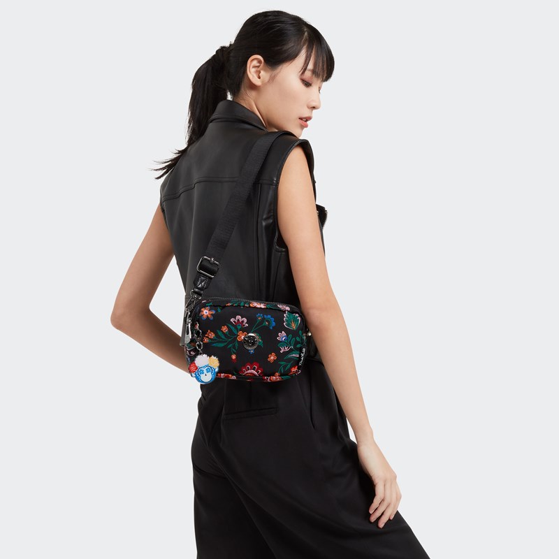 Kipling Crossbody Milda Frida Kahlo Blomster Print 2