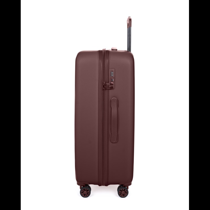 Aries Travel Resväska Palermo Brun/röd 75 Cm 3