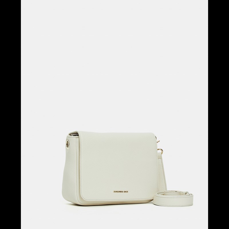 Mandarina Duck Axelväska Mellow Leather Naturvit 2