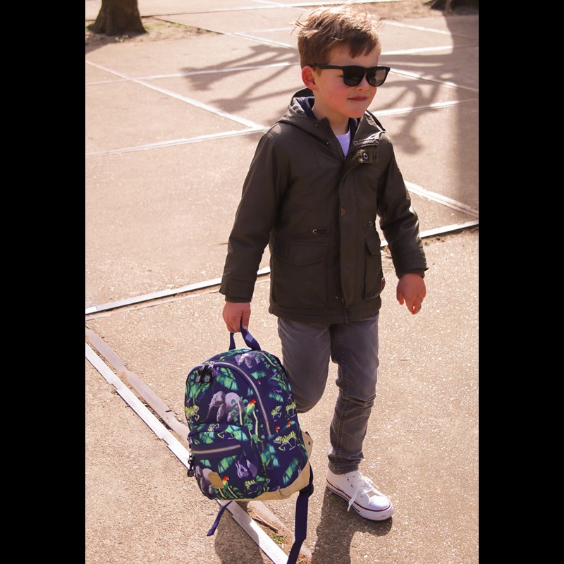 pick&pack Børnerygsæk HAPPY JUNGLE Blå/Grøn 5