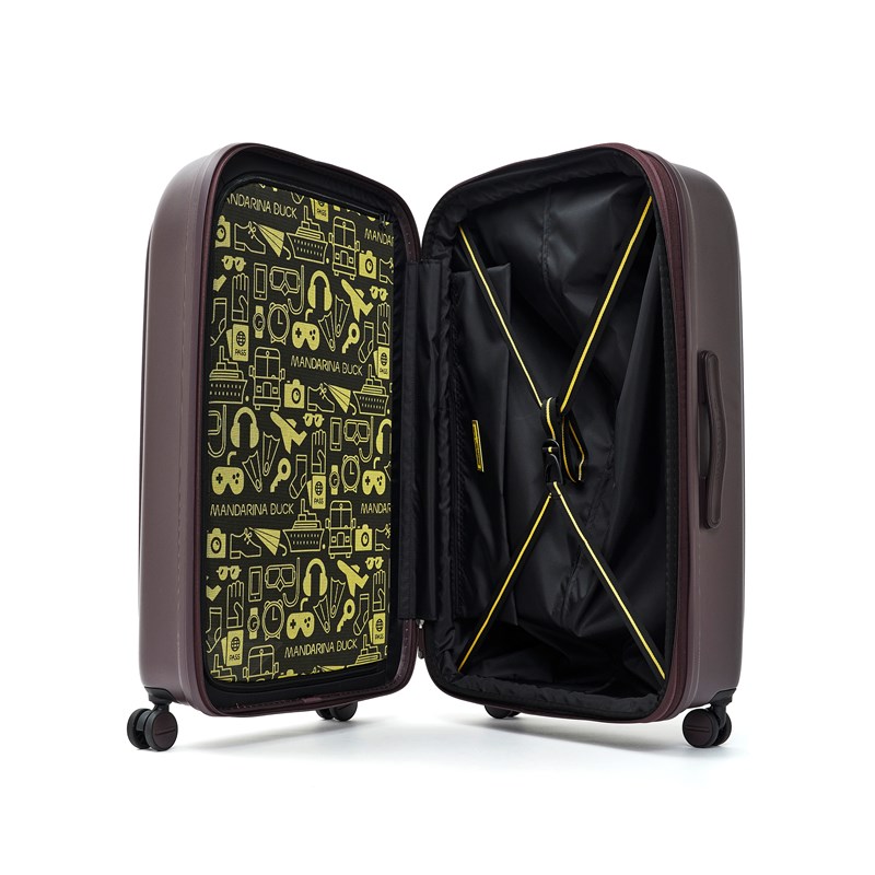 Mandarina Duck Kuffert Logoduck Mocca Brun 75 Cm 4