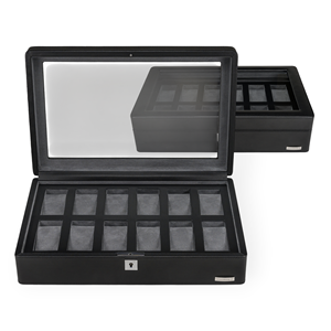 Windrose Klocklåda (12 klockor) Svart