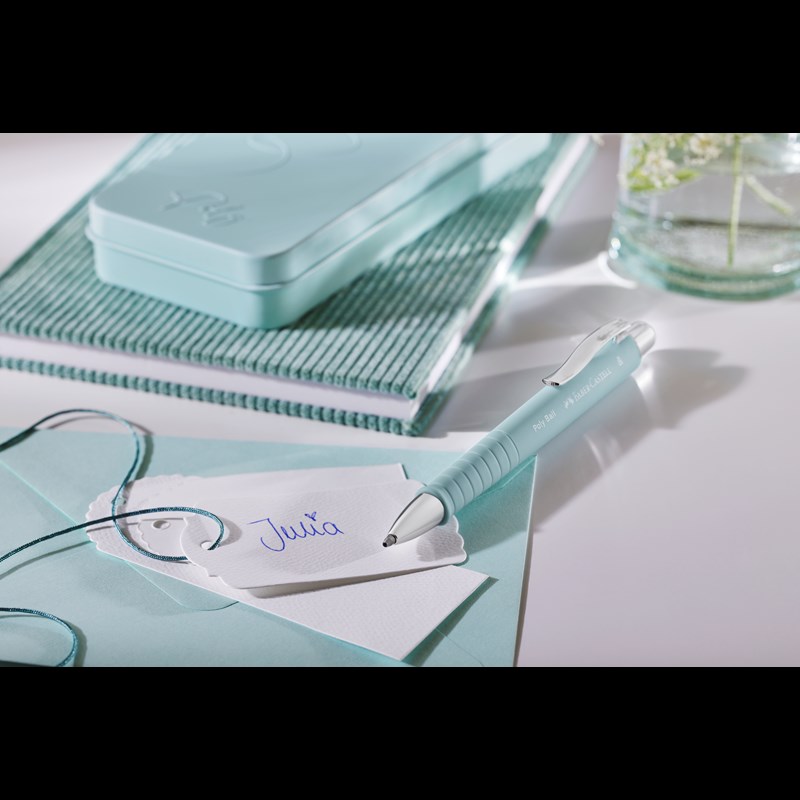 Faber-Castell Kuglepen Poly Ball XB Blå/Grøn 3