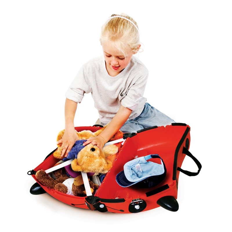 Trunki Børnekuffert med hjul Harley Rød 1