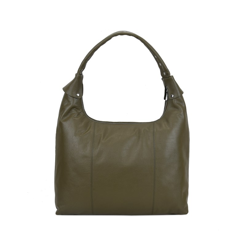 Núnoo Skuldertaske Maxi Dandy Oliven Grøn 13" 4
