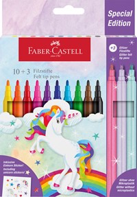 Faber-Castell Tuschpennor Unicorn 10-Pack Multi 1