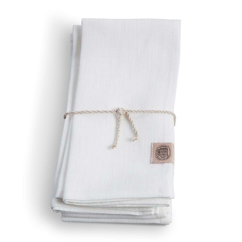 Lovely Linen Stofserviet hør 4 stk. Off Hvid 1