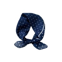 By Stær Scarf Lilo Vit/Marinblå 1