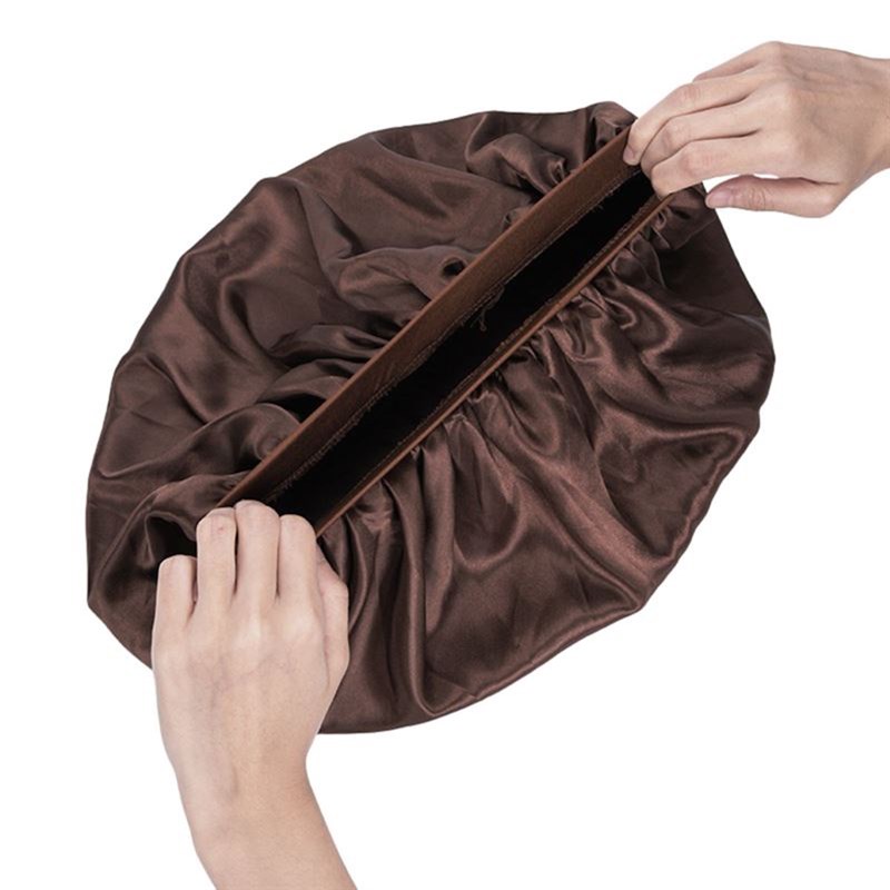 SOHO Bonnet Satin Juma Brun 5