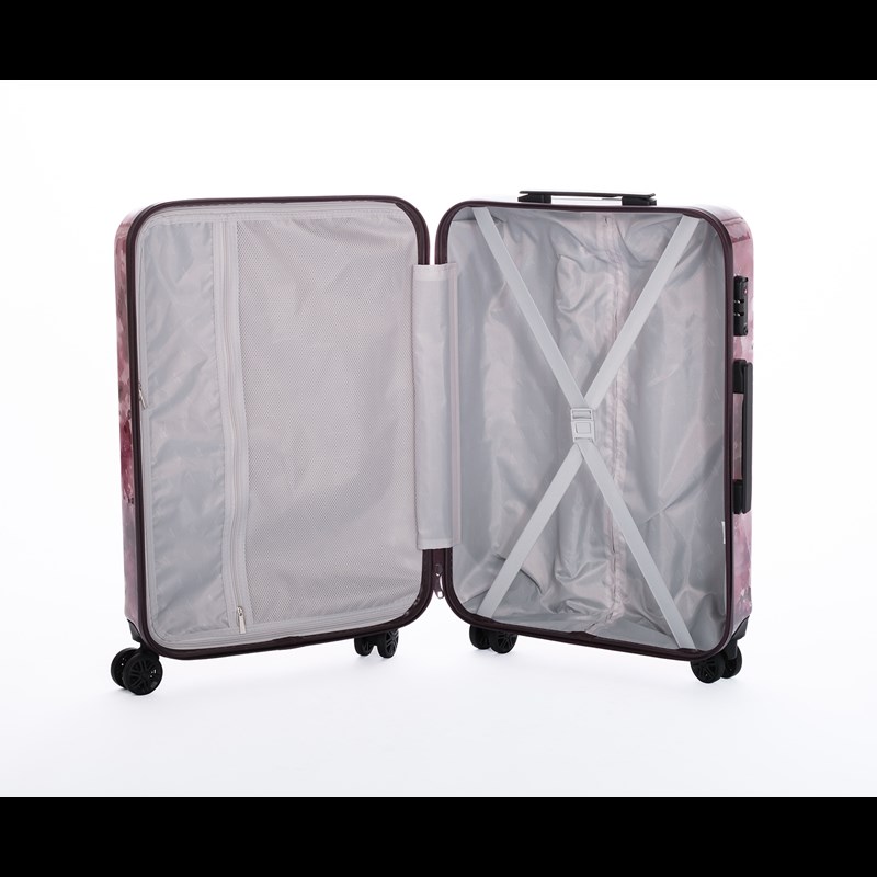 Aries Travel Kuffert Seattle Pink mønstret 66 Cm 5