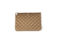 Fan Palm Clutch Brun/Beige