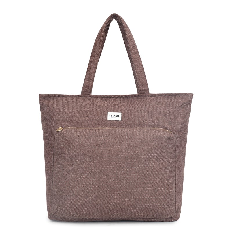 Conmé Shopper Andrea Tweed Taupe 1