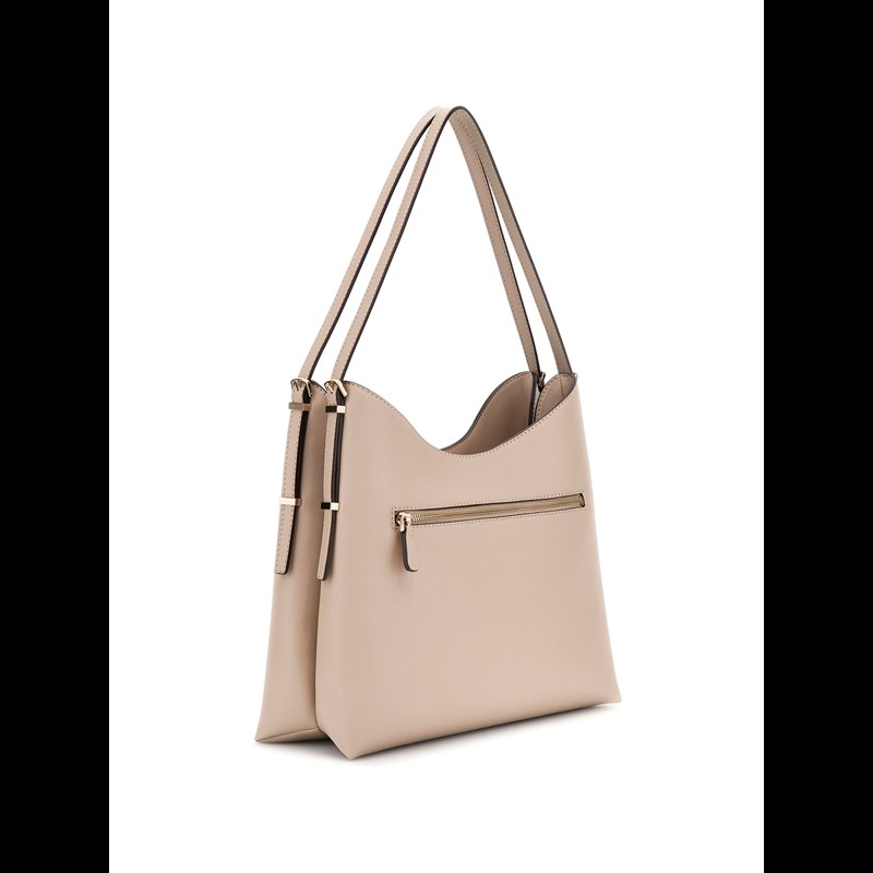 Guess Skuldertaske Lefia Hobo Beige 3