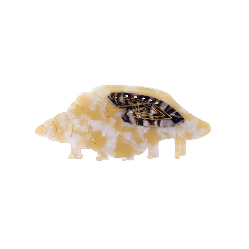By Stær Hårklämma Snäcka Beige 1