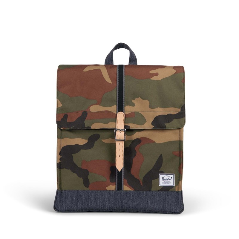 Herschel Rygsæk City Mid Volume Grøn tern 1