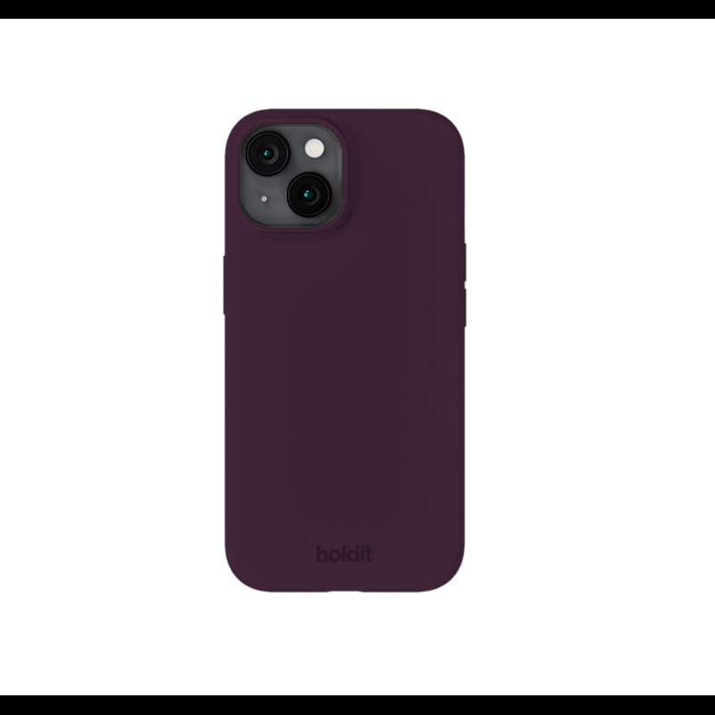 Holdit Mobilcover Deep Plum Blomme Iphone 15 1