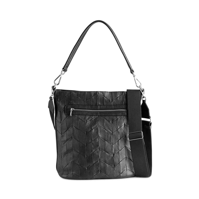 MARKBERG Skuldertaske Ulrika Upcycle Sort/Sort 4