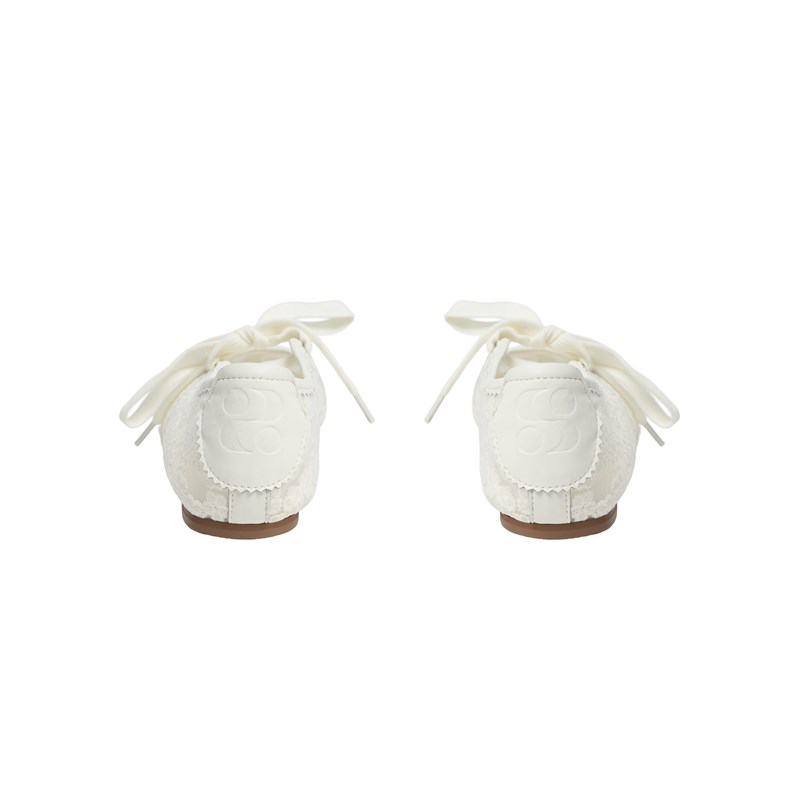 Sofie Schnoor Ballerina Skor EllieSW Naturvit Str. 36 4