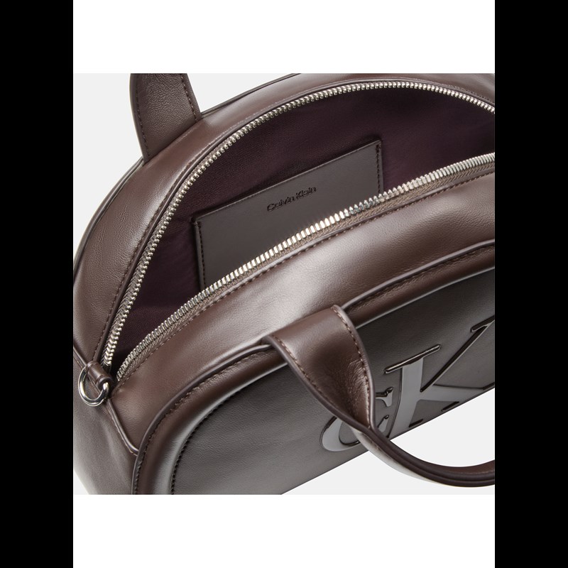 Calvin Klein Håndtaske Bold Dome Monogram Brun 3