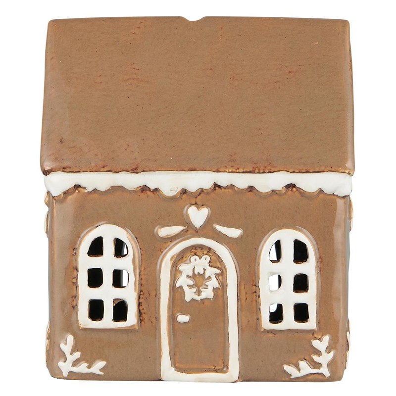 Ib Laursen Ljusstake Hus Stillenat Brun/beige 1