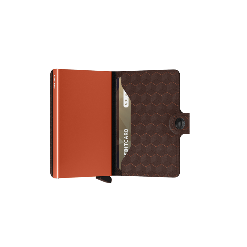 Secrid Korthållare Mini wallet Brunt mönster 4