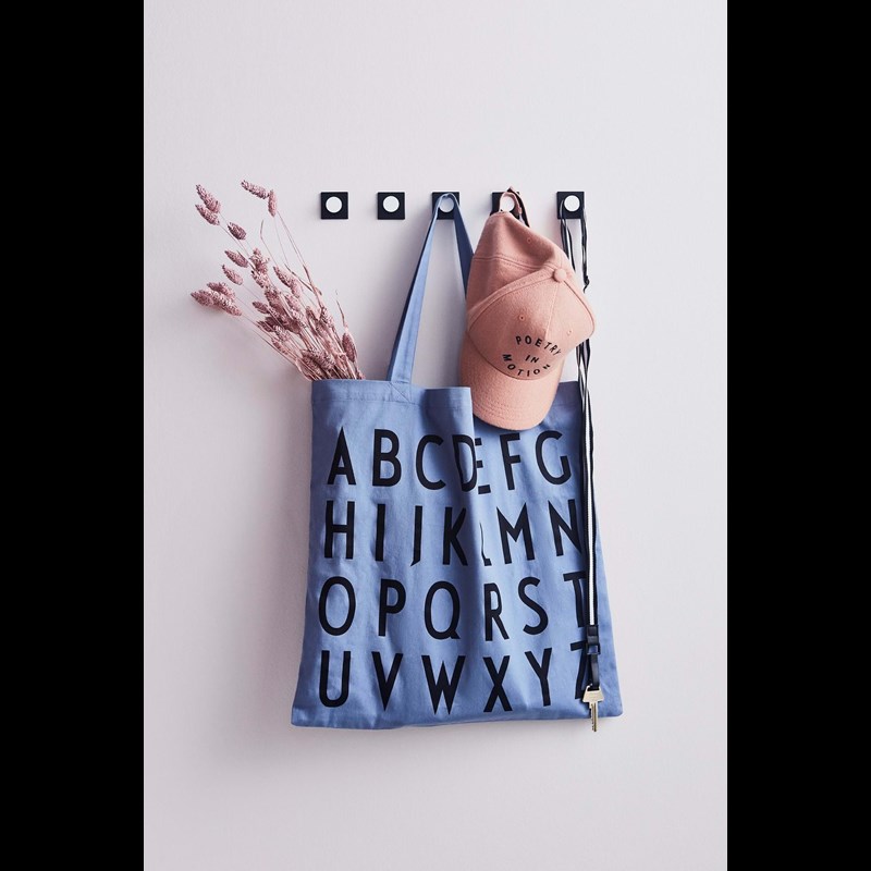 Design Letters Tote bag ABC Blå/sort 2