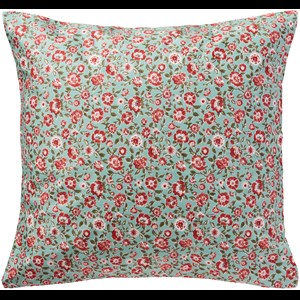 Ib Laursen Kuddöverdrag Blå med blomma