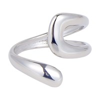 PITAYA Ring Oline Double Open  Silver