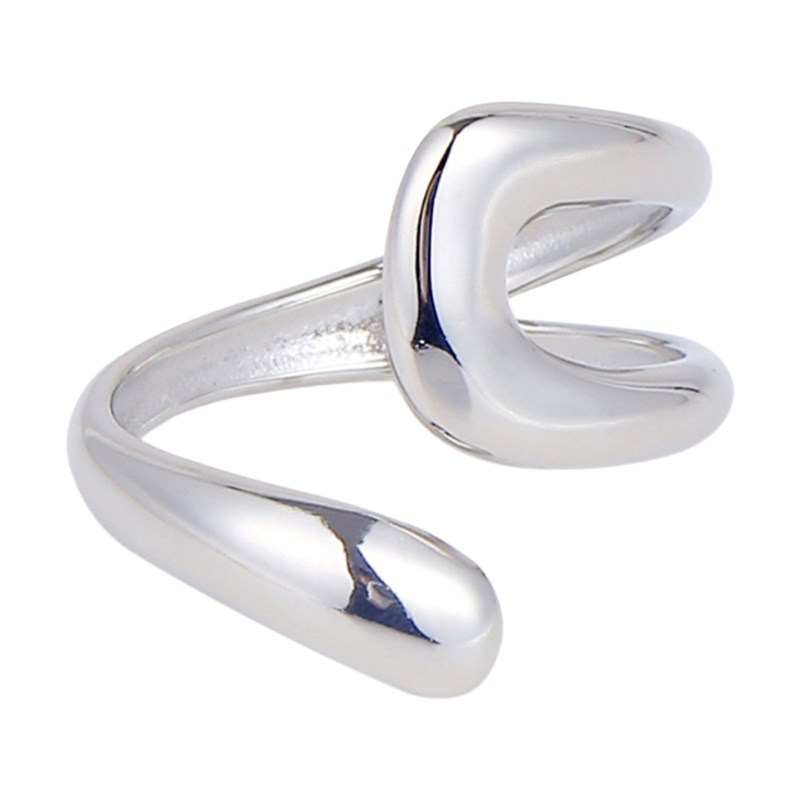 PITAYA Ring Oline Double Open  Silver