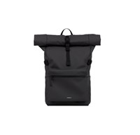Sandqvist Ryggsäck Rolltop Stream L Svart 16"