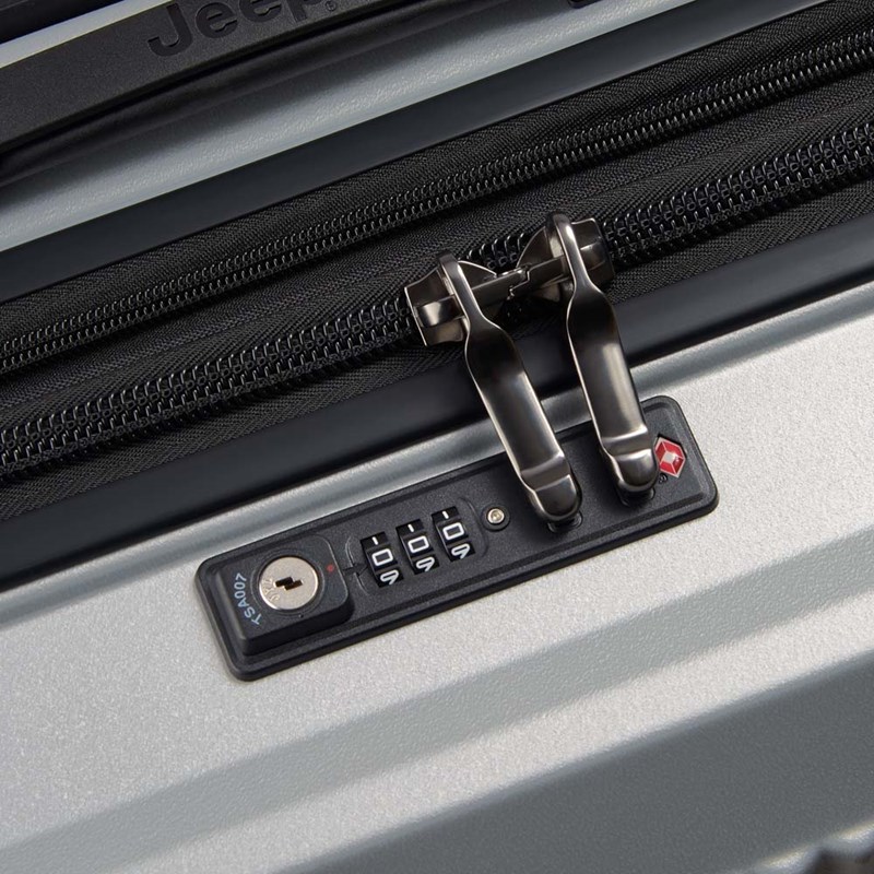 Jeep Kuffert JH001A Sølv 66 Cm 8