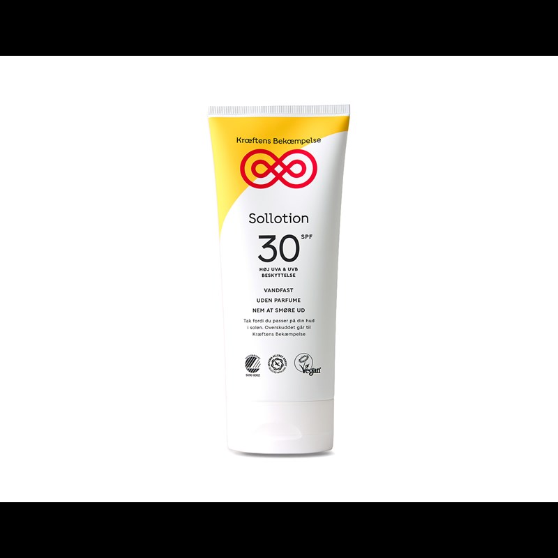 Kræftens Bekæmpelse Sollotion SPF30 Hvid 1