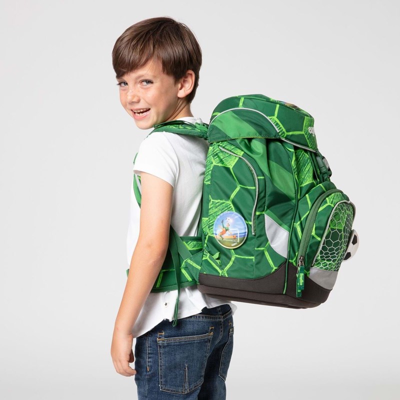 Ergobag Skoletaskesæt Pack Eco Hero Grøn mønster 6