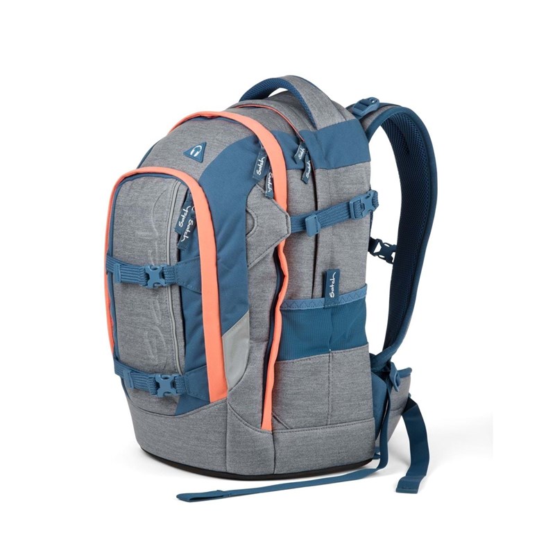 Satch Skoletaske Cozy Edition Limite Grå/orange 2