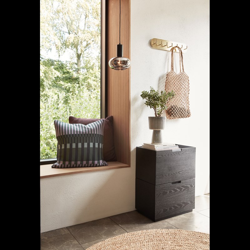 Hübsch Urtepotter sæt 2 stk. Creme/Sort 4