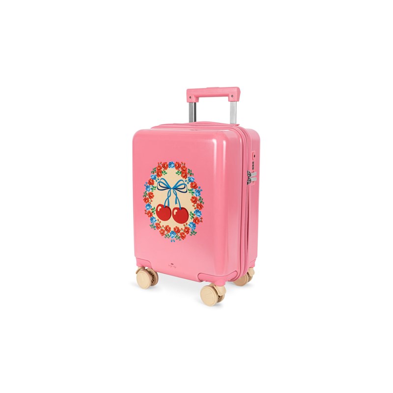 Konges Sløjd Barnsresväska Cherry Bow Rosa mönstrad 1