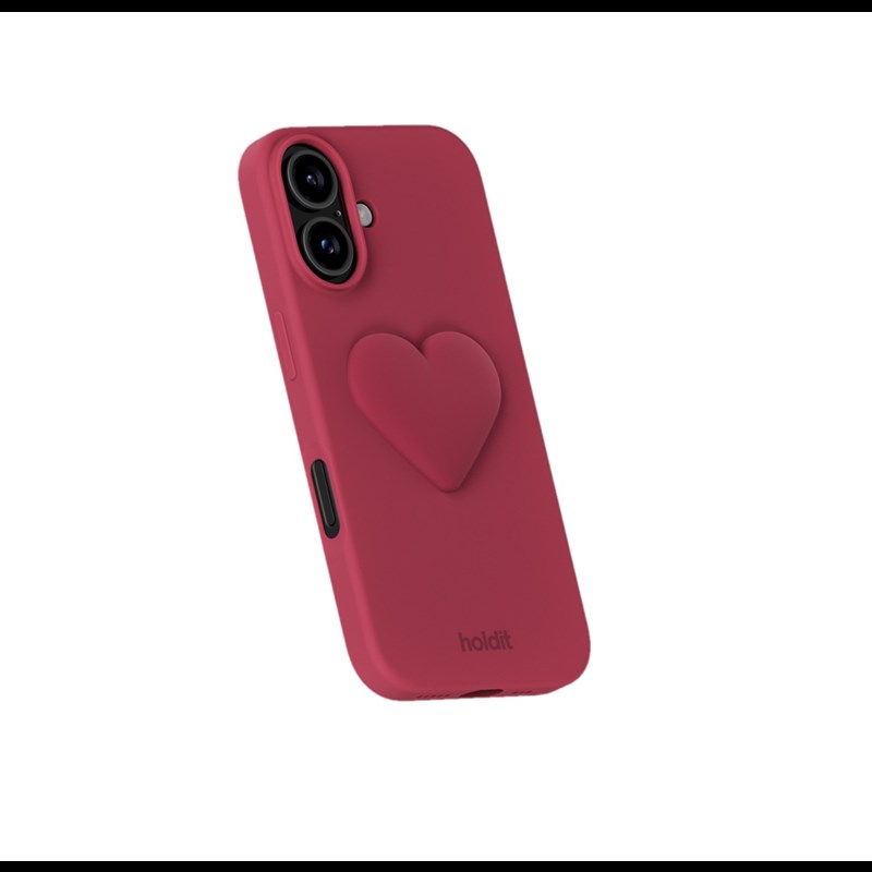 Holdit Sticker för mobilfodral Heart Bordeaux 3