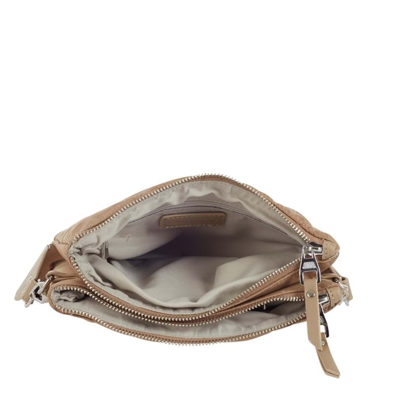 Ulrika Crossbody Quiltet Taupe 4