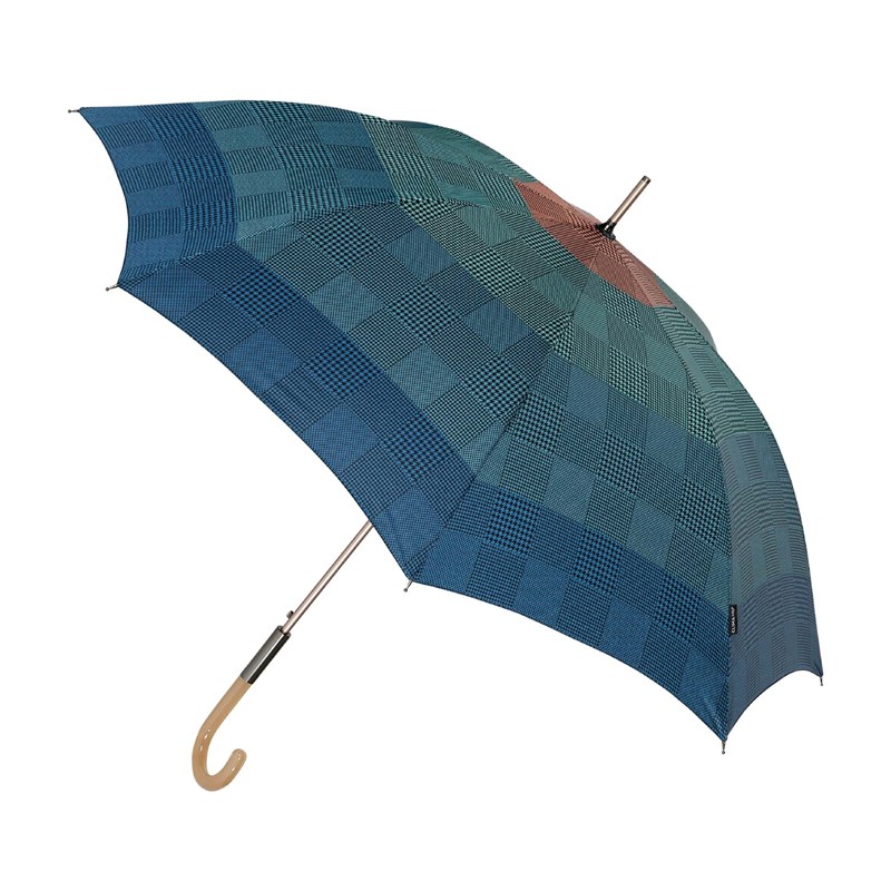 Hoffmann Paraply lang automatisk Grøn mønster 1
