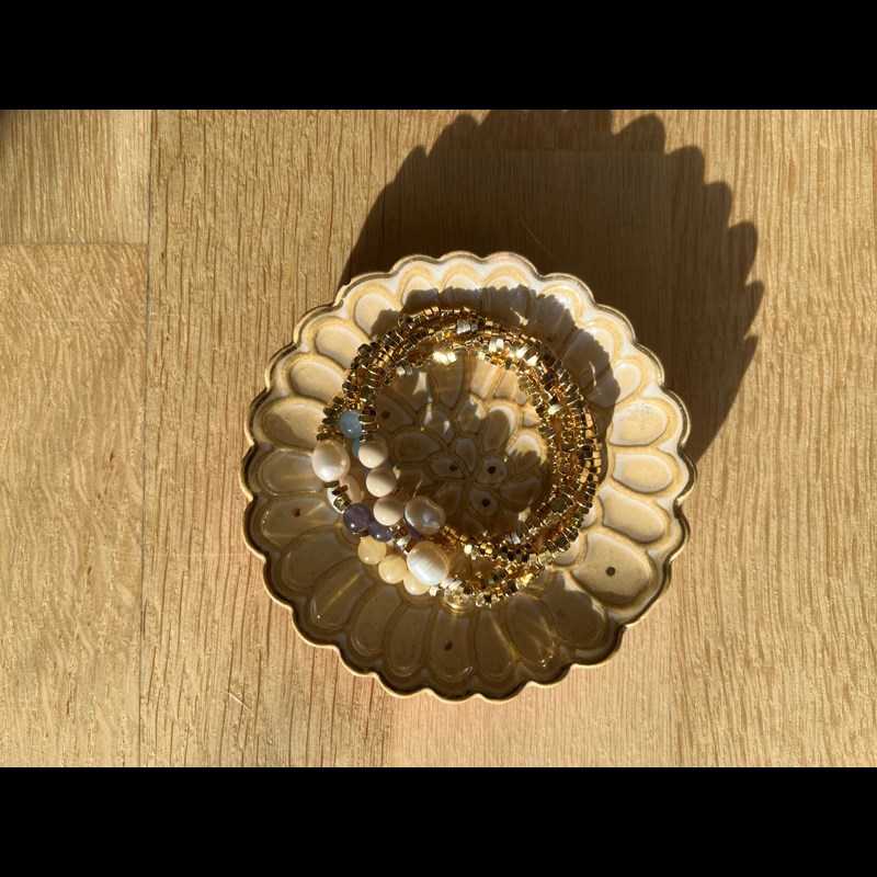 Conmé Armbånd Frida Pearl Gul 4