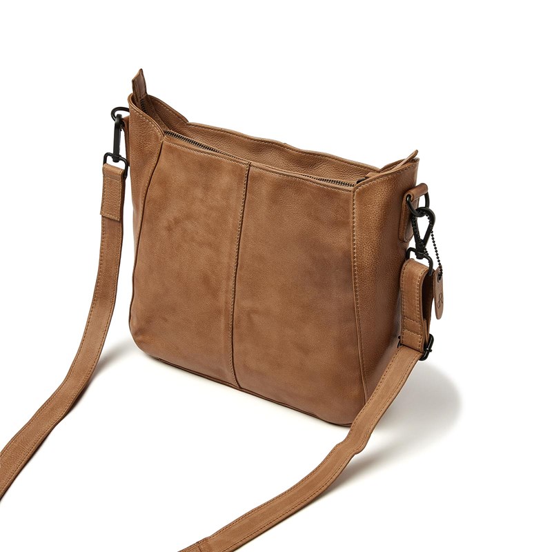 dR Amsterdam Skuldertaske Brun/Beige 2