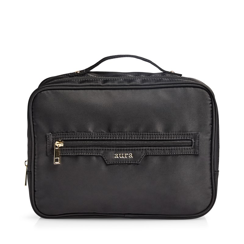 Aura Toilettaske Madeira Sort/Guld 1