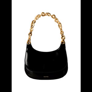 Calvin Klein Axelväska Engraved Linked Svart