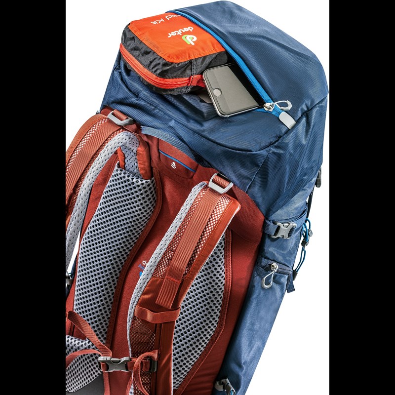 Deuter Vandrerygsæk Trail PRO 36 Blå/rød 2