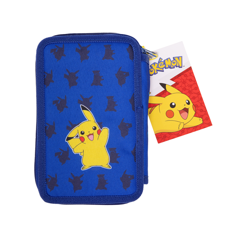 Pokèmon Pennfodral med innehåll Blå/gul 4