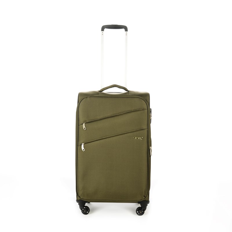 Aries Travel Kuffert Biarritz Oliven Grøn 65 Cm 1