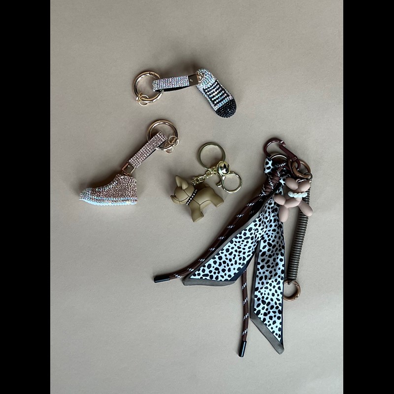 Conmé Bag charm glitter sko Lyserød 2