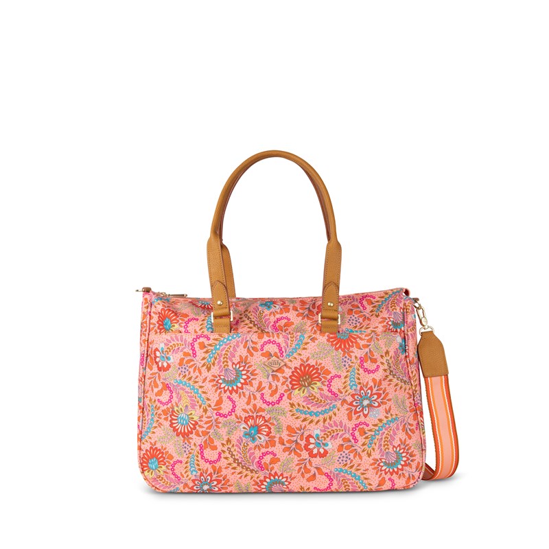 Oilily Skuldertaske Charly Orange Mønster 1