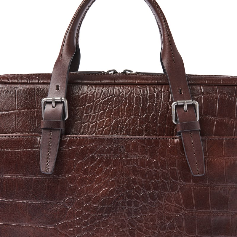 Castelijn & Beerens Computertaske Jules RFID Mocca Brun 15" 5