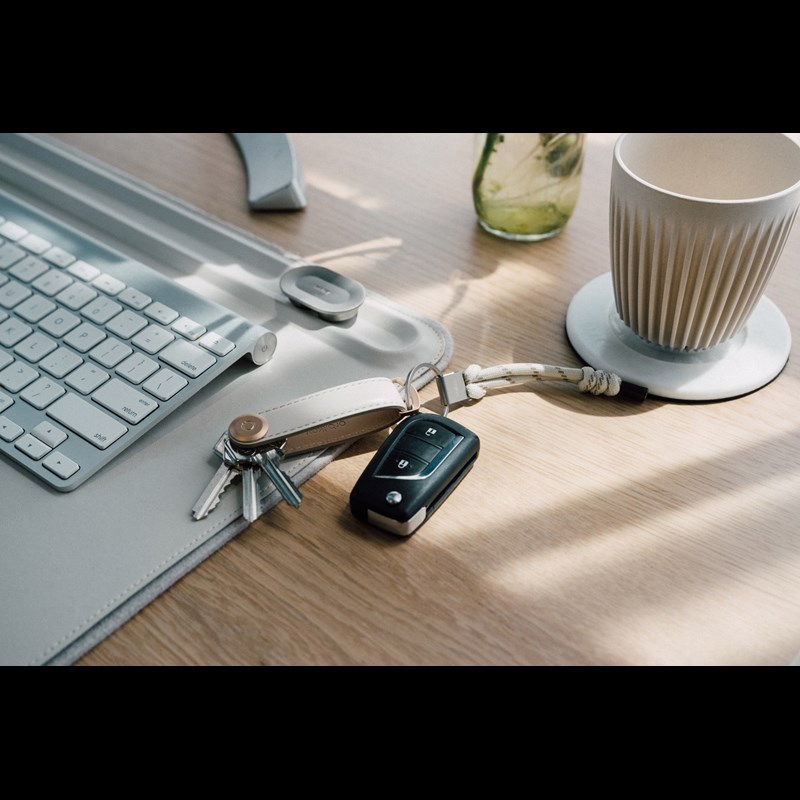 Orbitkey Nøglering Urban Loop Sten grå 4